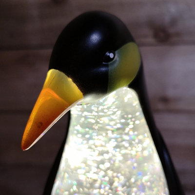 26cm Premier Christmas Water Spinner in Penguin with Chick  display picture 3