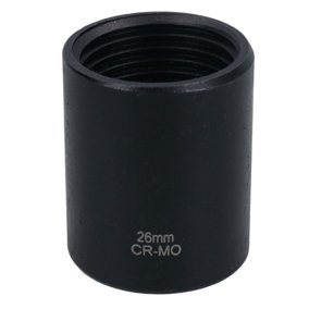 26mm 1/2in Drive Locking Wheel Nut Twist Socket Remover Non Slip Broke Studs