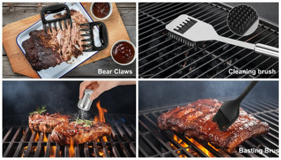 26PC Stainless BBQ Cooking Accessories
