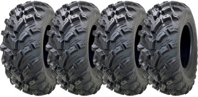 26x10.00-12 (255/70-12) 6ply ATV Tyres P3080 OBOR Pinacle Road Legal (Set of 4)