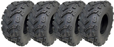 26x11.00-12 Quad ATV Tyres 6ply Wanda P3128 E-Marked Road Legal Tire (Set of 4)