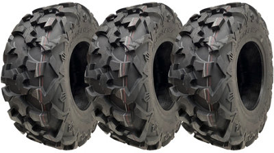26x9.00R12 (225/75R12) 6ply ATV Tyres OBOR Cornelius 66J Road Legal (Set of 3)