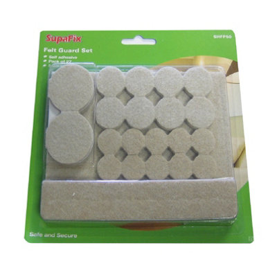 27 Pack Self Adhesive Felt Pads/Furniture Floor Protection Chairs Laminate