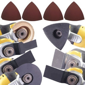 27 Piece Multi Tool Blade Set Plunge Cut Carbide Segment Fit Makita Dewalt Bosch