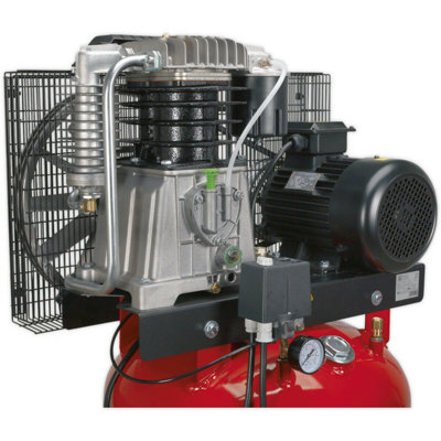 270 Litre Vertical Belt Drive Air Compressor - 2-Stage Pump - 7.5hp Motor