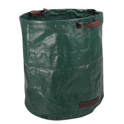270L Ultra Smart Bag - Green Collapsible Reusable Hardwearing Home or Garden Waste Bag with 2 Carry Handles - H79 x 68cm Diameter