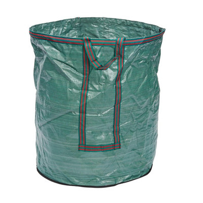 270L Ultra Smart Bag - Green Collapsible Reusable Hardwearing Home or Garden Waste Bag with 2 Carry Handles - H79 x 68cm Diameter - 3