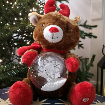 27cm Battery Operated Animated Singing &amp; Dancing Plush Christmas ...