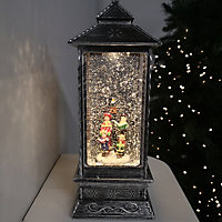 27cm Glitter Water Spinner Lantern - Warm White LED - Choir