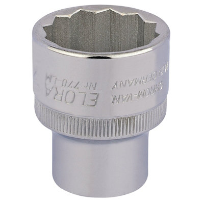 27mm 1/2" Square Drive Elora Bi-Hexagon Socket 24723