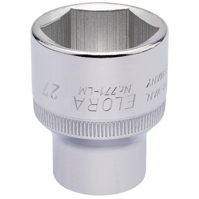 27mm 1/2" Square Drive Elora Hexagon Socket 15316