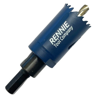 27mm Bi Metal Holesaw With Arbor And Pilot Drill. M35 5 Cobalt Bi Metal Hole Cutter
