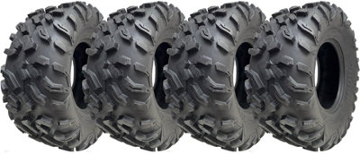 27x11.00-12 ATV Tyre 275/70-12 8ply P0359 OBOR Cypress 76J Road Legal (Set of 4)