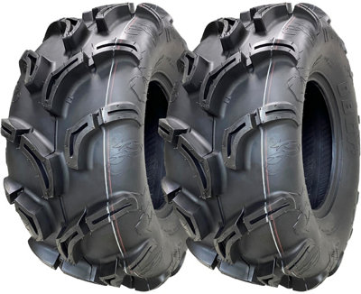 27x11.00-12 ATV Tyres 275/70-12 6ply WU24 OBOR Scoprio 56J Road Legal (Set of 2)