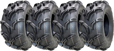 27x11.00-12 ATV Tyres 275/70-12 6ply WU24 OBOR Scoprio 56J Road Legal (Set of 4)