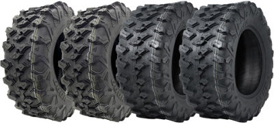 27x11.00R14 & 27x9.00R14 ATV Tyres OBOR Lynx WL15 8-ply Road Legal (Set of 2&2)