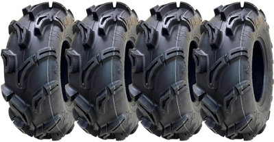 27x9.00-12 (225/80-12) 6ply ATV Tyre WU23 OBOR Scoprio 52J Road Legal (Set of 4)