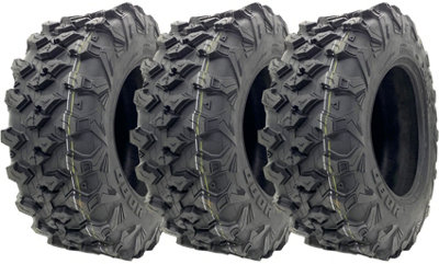 27x9.00R14 ATV Tyres 225/70R14 OBOR Lynx 8ply Road Legal 54M 212kgs (Set of 3)