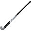 28 Inch Mulberry Wood Hockey Stick - SILVER/BLACK - Ultrabow Micro Comfort Grip