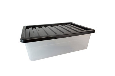 28 Litre 28L with Black Lid Underbed x10