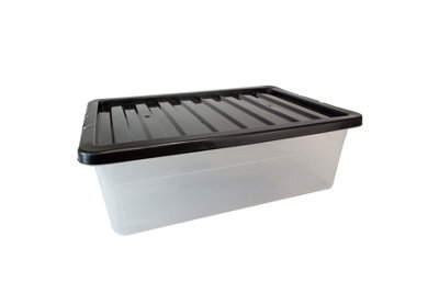 28 Litre 28L with Black Lid Underbed x5