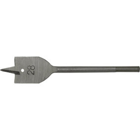 28 x 152mm Fully Hardened Wood Drill Bit - Hex Shank - High Performance Woodwork