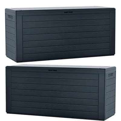 280 Litre Multipurpose Outdoor Garden Furniture Storage Box for Garden Items - 3