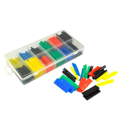 7 Pcs 7 Color 3.5 mm Heat Shrink Tubing Tube Sleeving Wrap cable Assorted 2:1