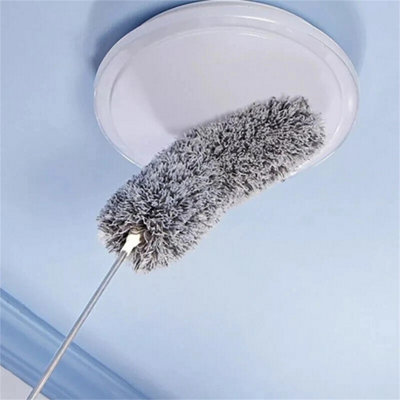 280cm Extendable Feather Duster Telescopic Magic Dust Brush Long Reach ...