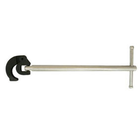 280mm Adjustable Basin Wrench Steel Jaws 1/2" Inch & 3/4" Inch Nuts
