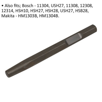 280mm Stem Impact Breaker - Bosch 11304 & Other Models - Demolition Steel Chisel