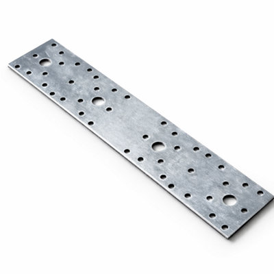 280mm x 55mm - 2.5mm Thick steel - Pack of 20 - LP4 - Perforated Flat ...
