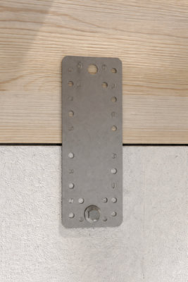 280mm x 55mm - 2.5mm Thick steel - Pack of 20 - LP4 - Perforated Flat ...