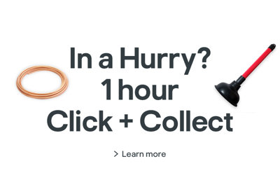 In a hurry? 1 hour click and collect. Learn more.