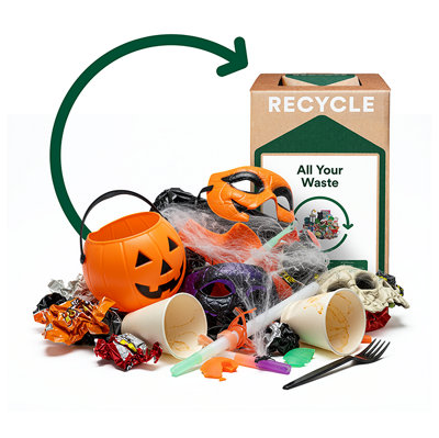 28L Recycling Box Old Christmas Decorations Halloween Party Supplies ...