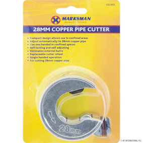 28mm Automatic Pipe Cutter Slicer Copper Adjusting Locking Cutting Slice Tube