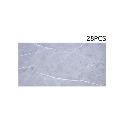 28Pcs Realistic Stone Texture Self Adhesive Plank PVC Flooring 60x30cm ...