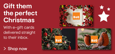 Explore Christmas e-gift cards at B&Q - perfect for festive gifting!