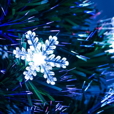 2FT (60cm) Green Fibre Optic Christmas Tree with White LED