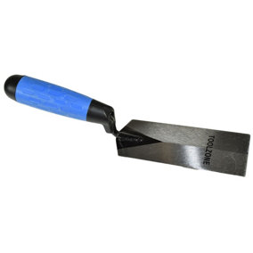 2in 50mm Margin Grout Trowel Concrete Plastering Tool With Soft Grip Handle