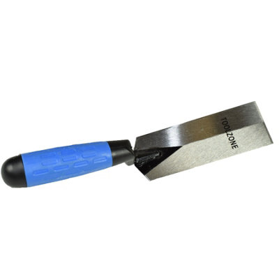 2in 50mm Margin Grout Trowel Concrete Plastering Tool With Soft Grip Handle