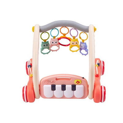 2in1 Baby Play Mat and Walker with Musical Keyboard - 3