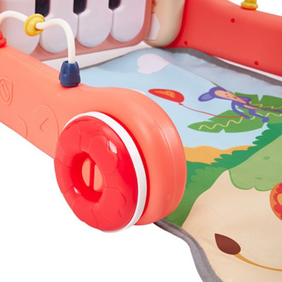 2in1 Baby Play Mat and Walker with Musical Keyboard - 7