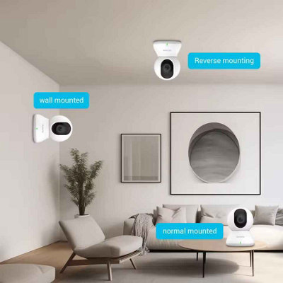 2K HD Home Security Camera with Motion Detection & Two Way Audio Easy ...