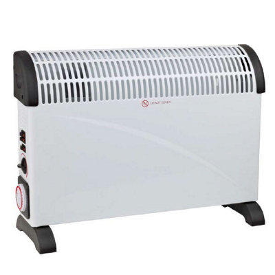 2kw 2000w Convector Heater Radiator with Turbo Fan & 24 Hour Timer