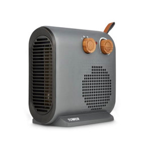 2KW Fan Heater - 2 heat settings & adjustable thermostat