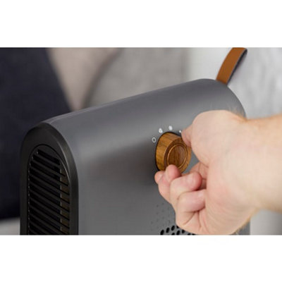 2KW Fan Heater - 2 heat settings & adjustable thermostat - 6