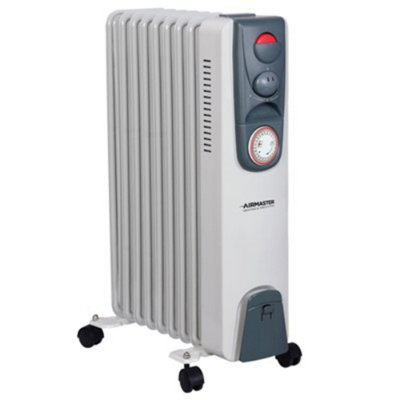 2KW OIL FILLED RADIATOR 1/2KW WITH THERMOSTAT u0026 TIMER | DIY at Bu0026Q