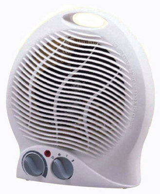 2kw Upright Electric Fan Heater with Adjustable Thermostat Price Comparisons | Compare The Build