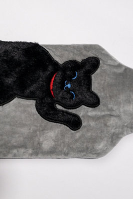2L Hot Water Bottle with Cover - Cat - 6